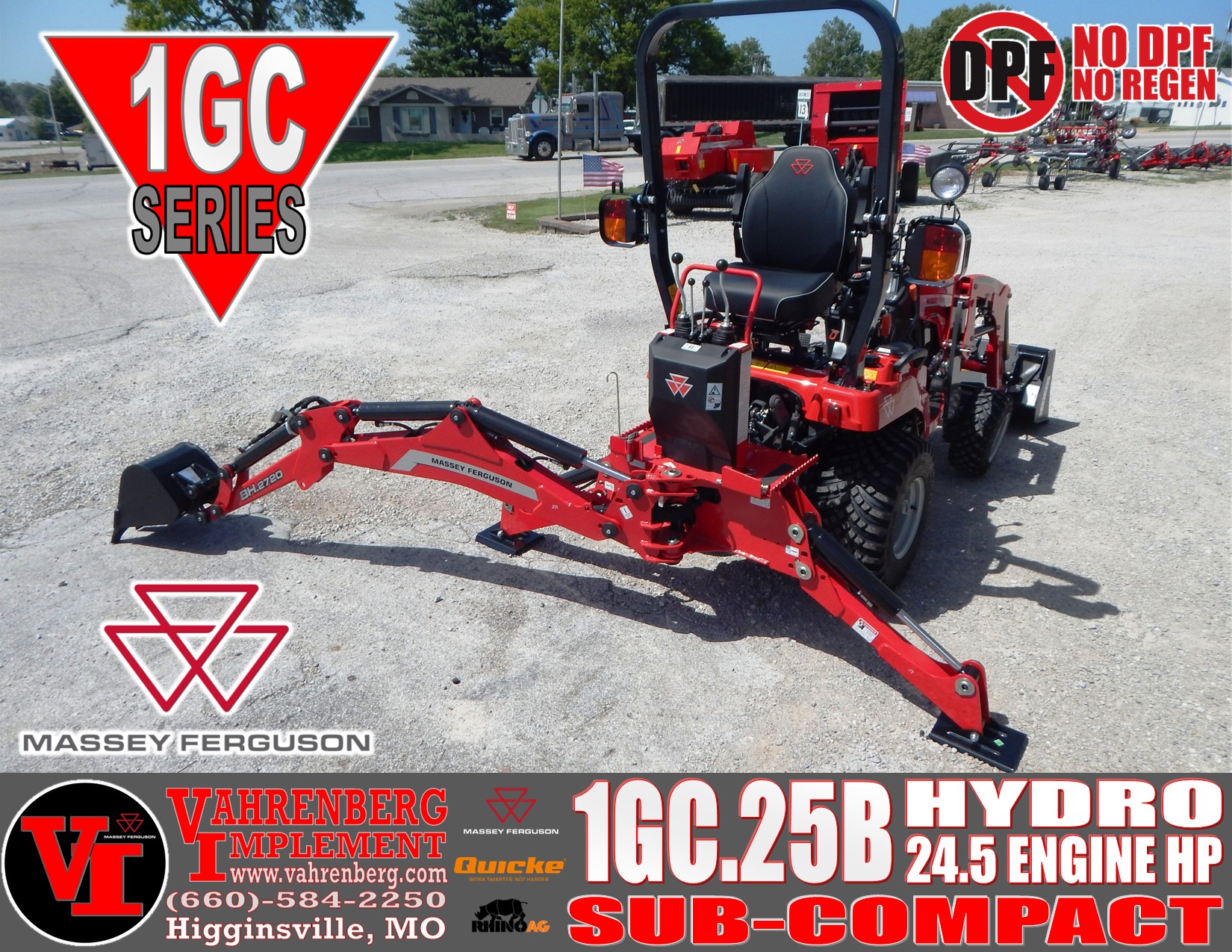 2026 Massey Ferguson 1GC.25B TLB Tractor