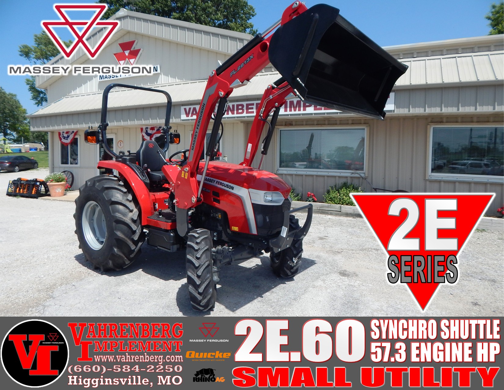 2026 Massey Ferguson 2E.60 Shuttle Tractor