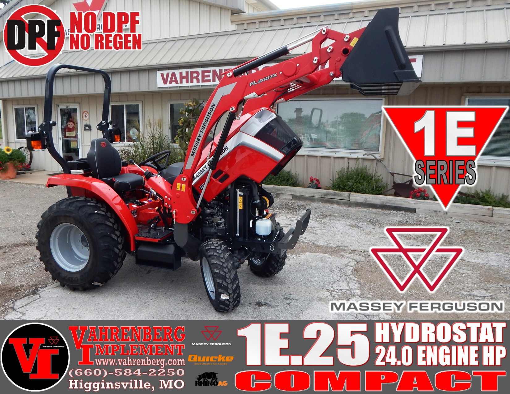 2026 Massey Ferguson 1E.25 Hydro Tractor