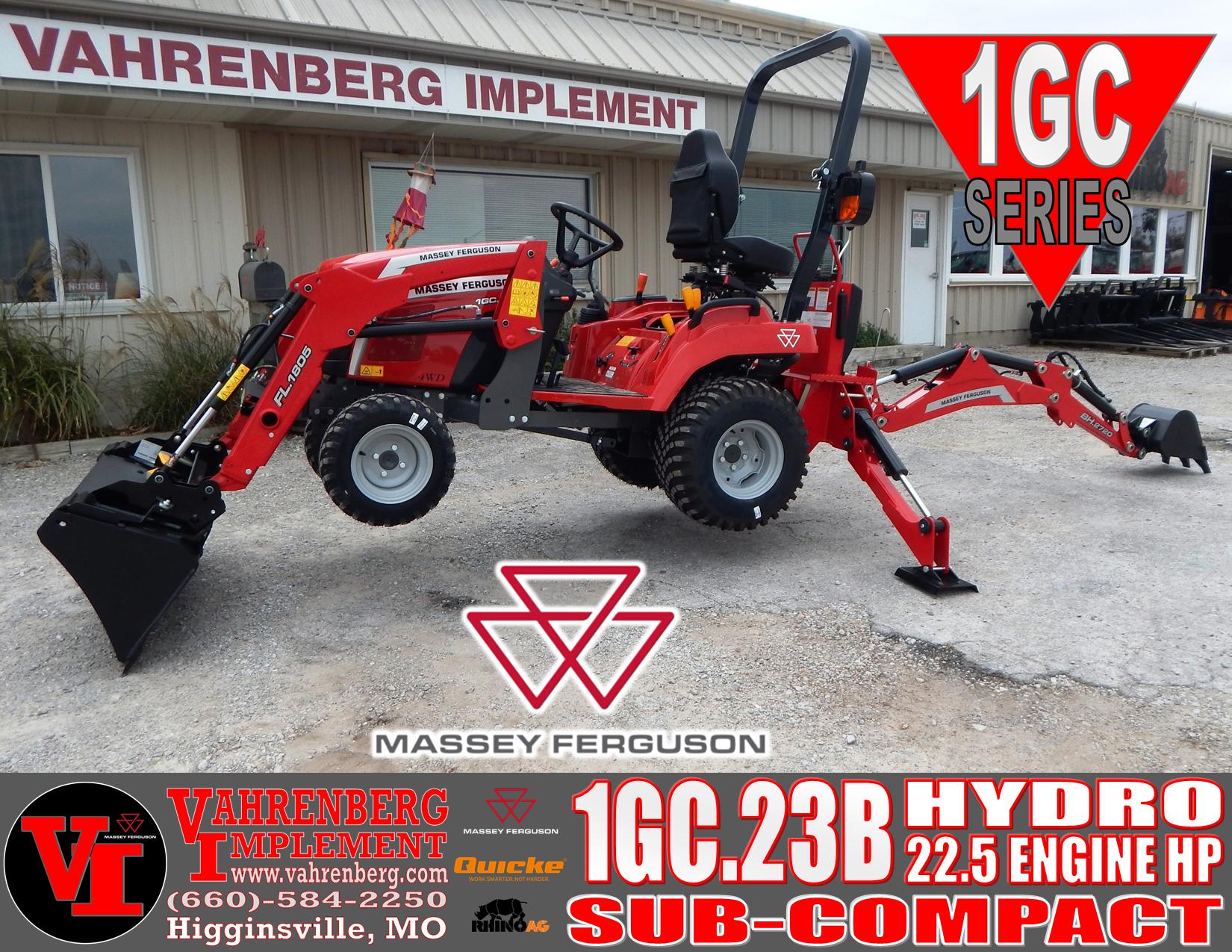 2026 Massey Ferguson 1GC.23B HYDRO TLB Tractor