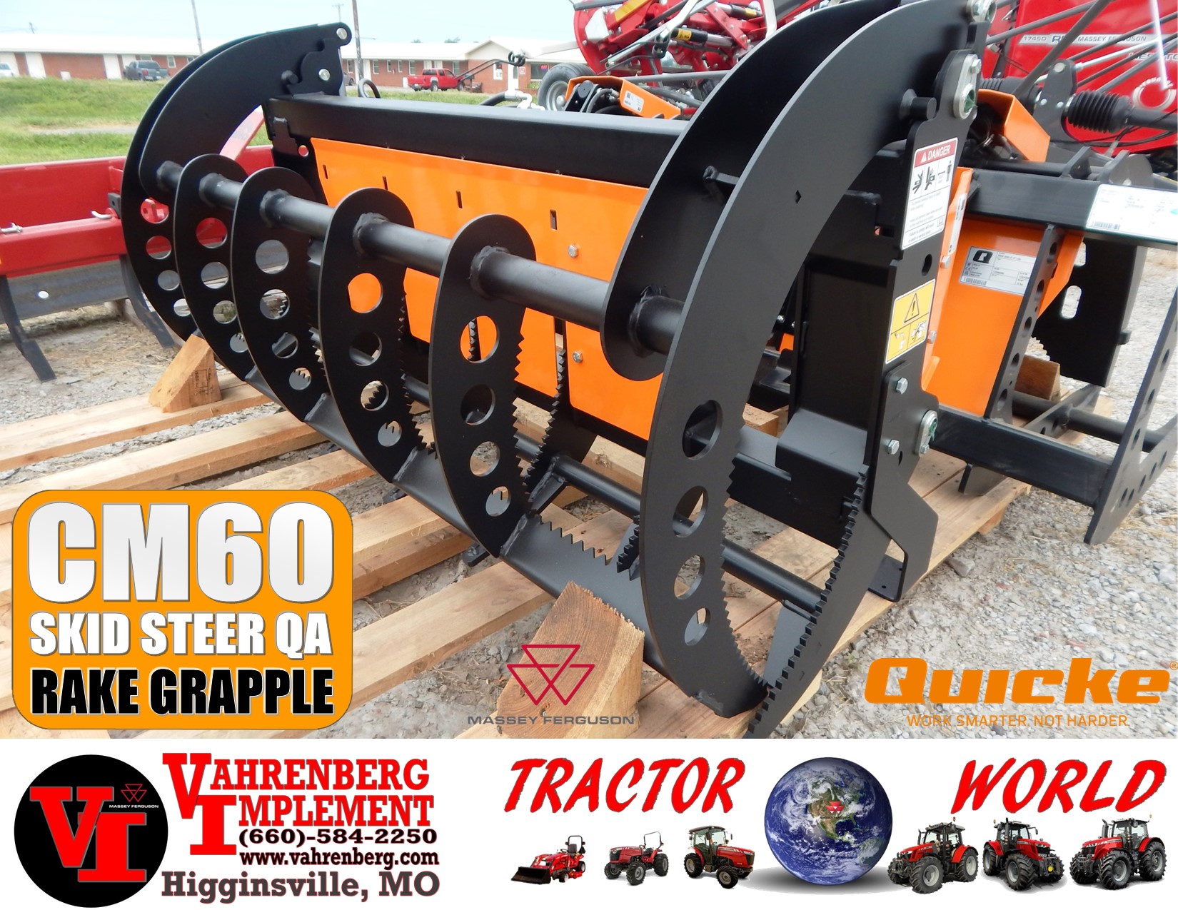 2025 Alo Quicke CM60 Grapple Rake