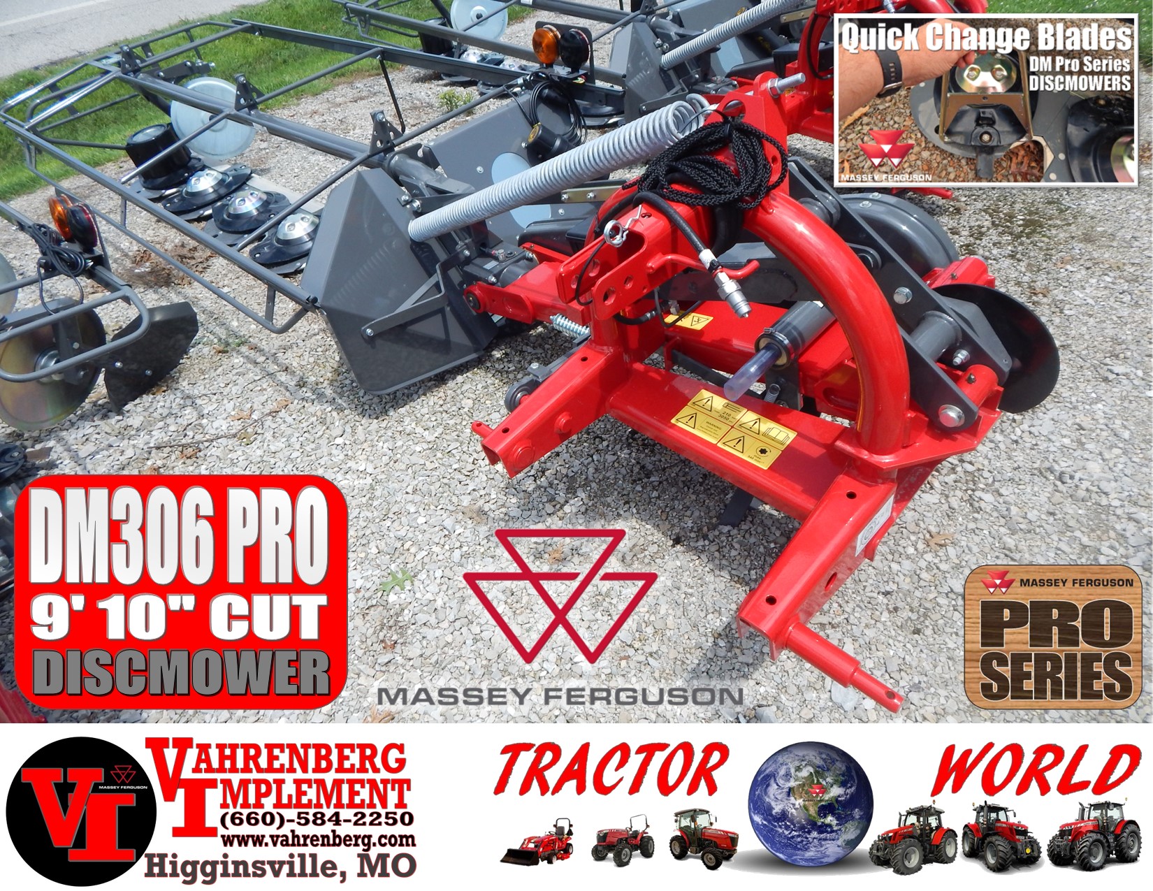 2025 Massey Ferguson DM306 Pro Mower/Disc