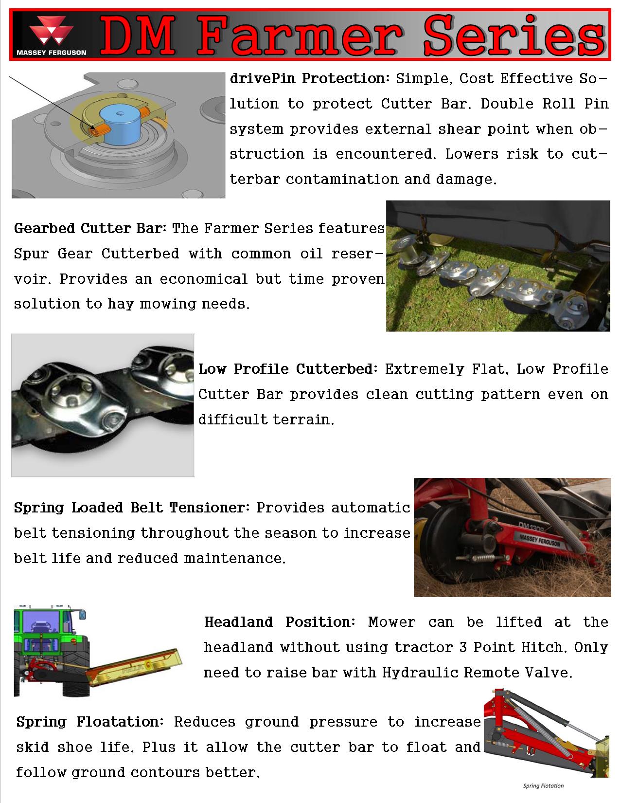 2026 Massey Ferguson DM246 Farmer Mower/Disc