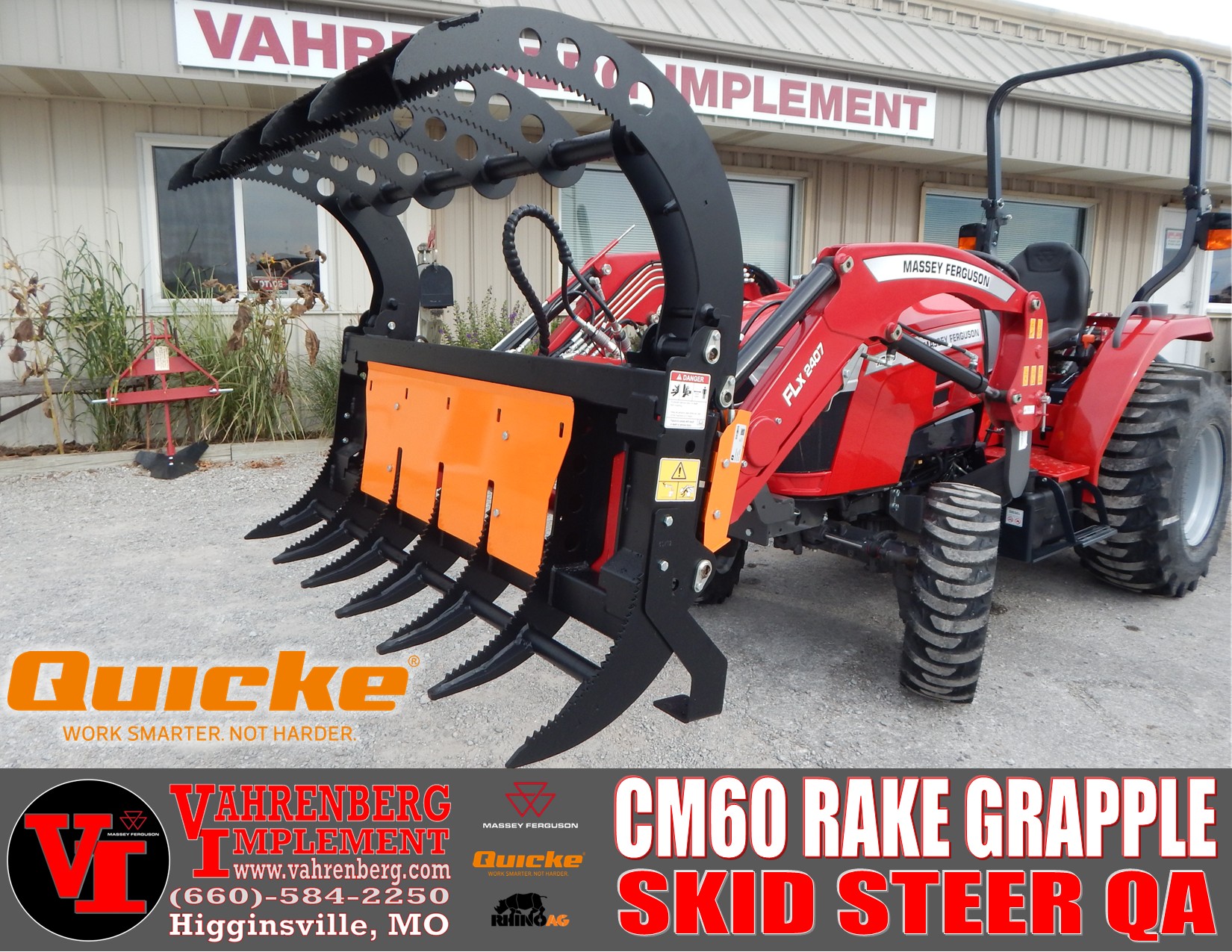 2026 Alo Quicke CM60 Rake Grapple Rake