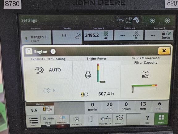 2022 John Deere S780 Combine