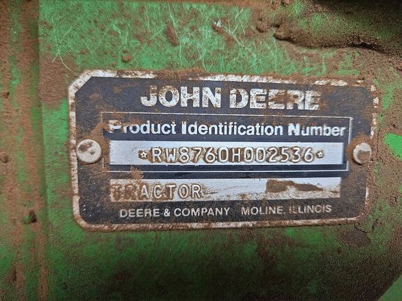 1990 John Deere 8760 Tractor