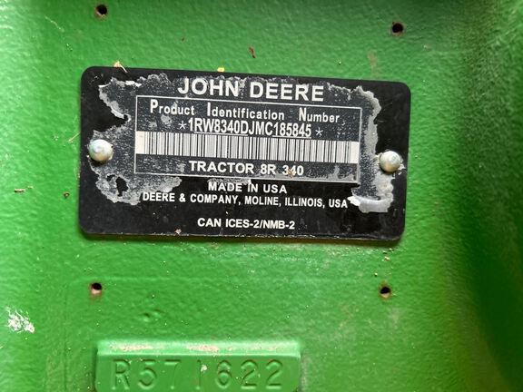 2021 John Deere 8R 340 Tractor