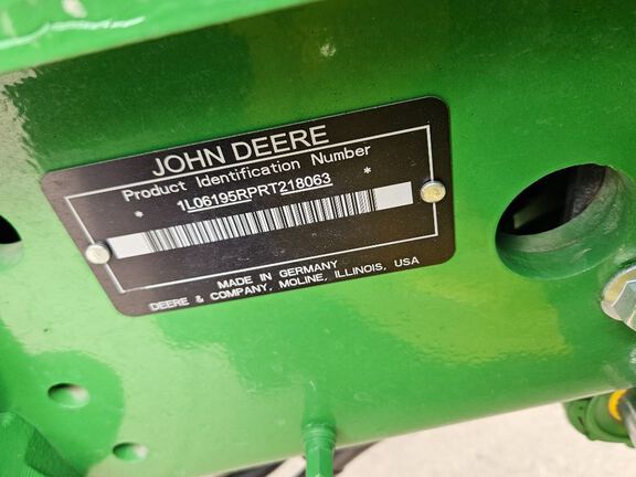 2024 John Deere 6R 195 Tractor