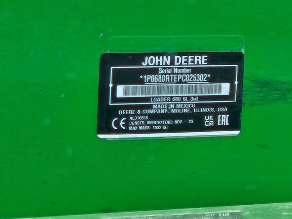 2024 John Deere 6R 195 Tractor