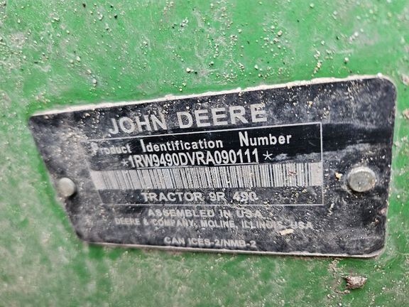 2025 John Deere 9R 490 Tractor 4WD