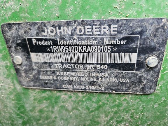 2025 John Deere 9R 540 Tractor 4WD