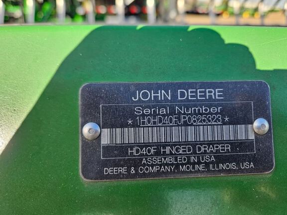 2023 John Deere HD40F Header Combine