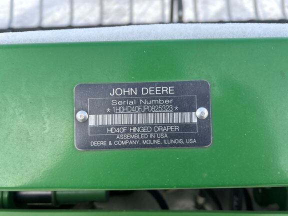 2023 John Deere HD40F Header Combine