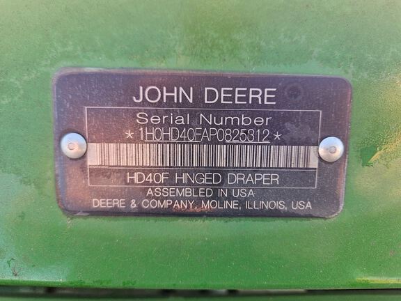 2023 John Deere HD40F Header Combine