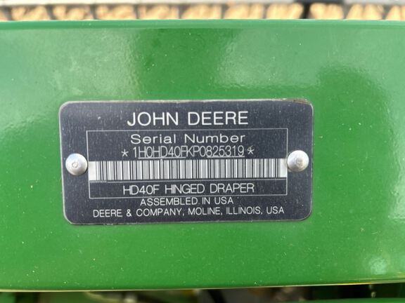 2023 John Deere HD40F Header Combine