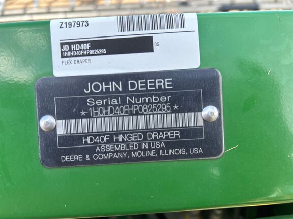 2023 John Deere HD40F Header Combine