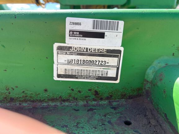 1994 John Deere 1018 Mower/Rotary Cutter
