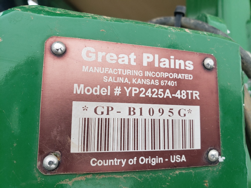 2015 Great Plains YP-2425A-48TR Planter