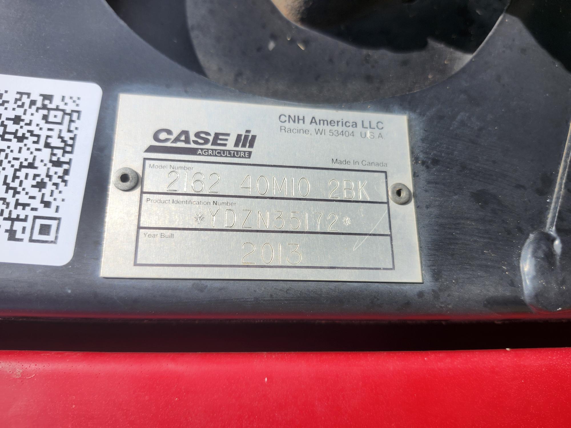 2013 Case IH 2162 Header Draper