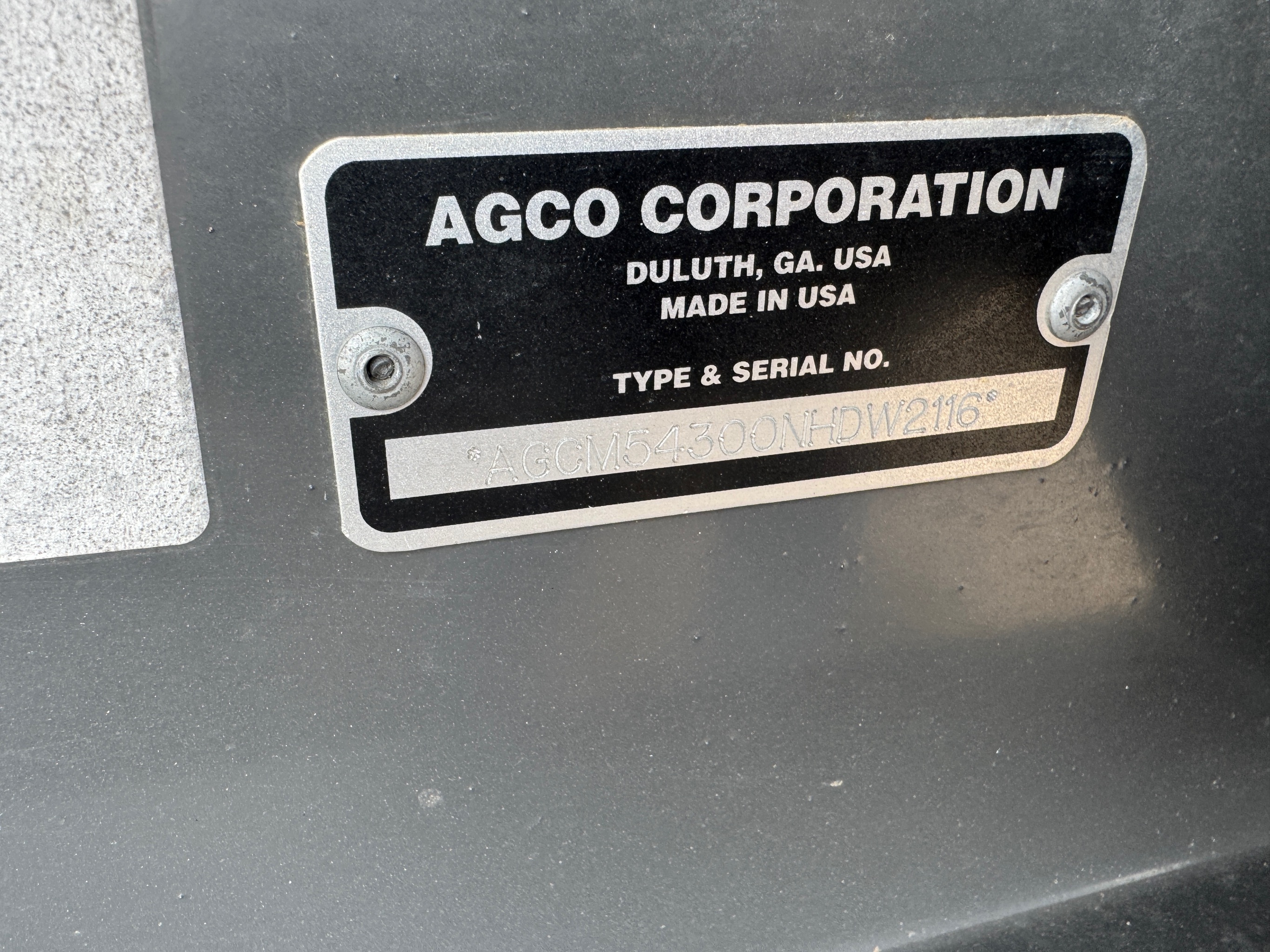 2022 Massey Ferguson 5400DS Header Draper