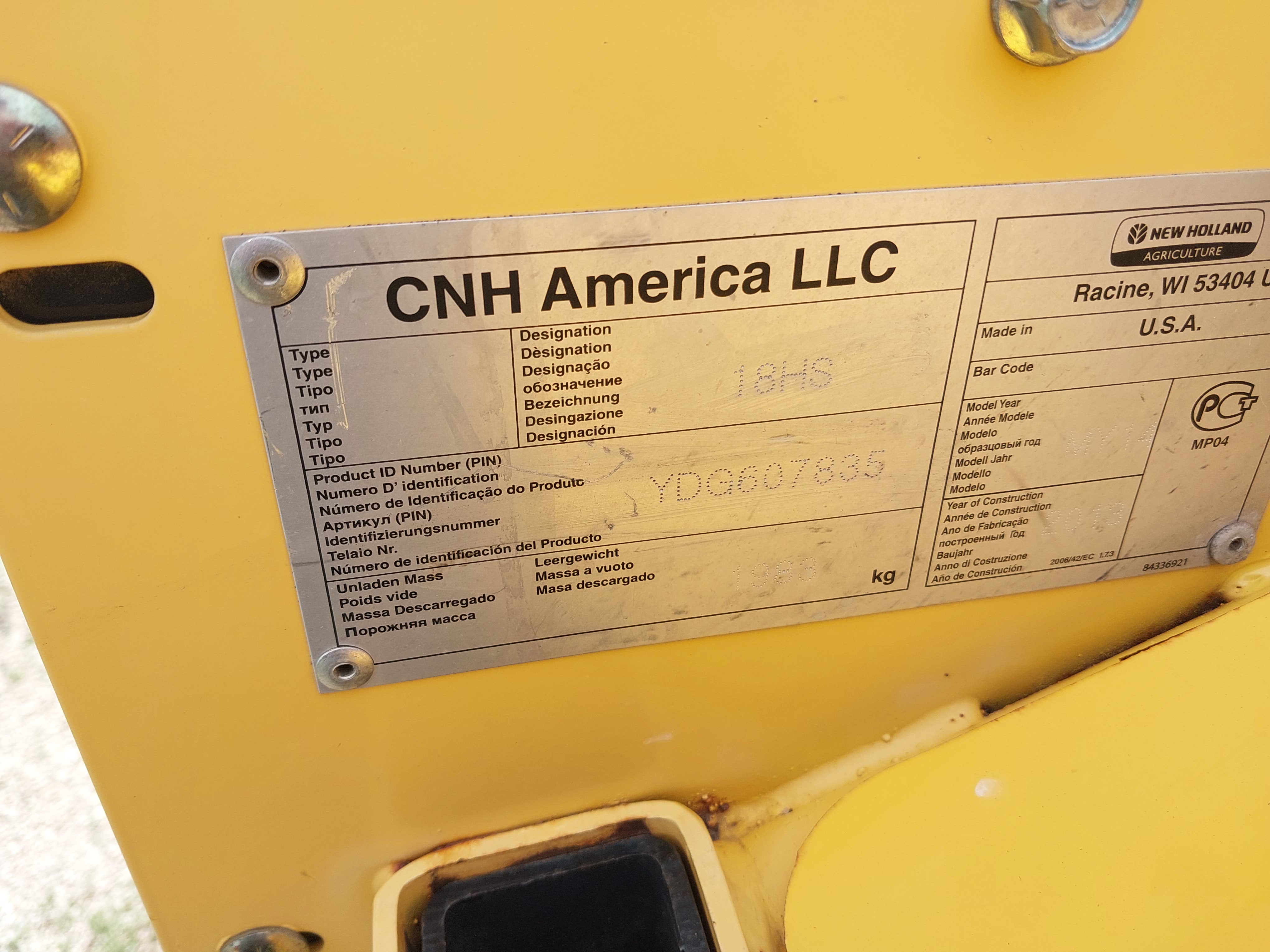 2014 New Holland H7150 Mower Conditioner