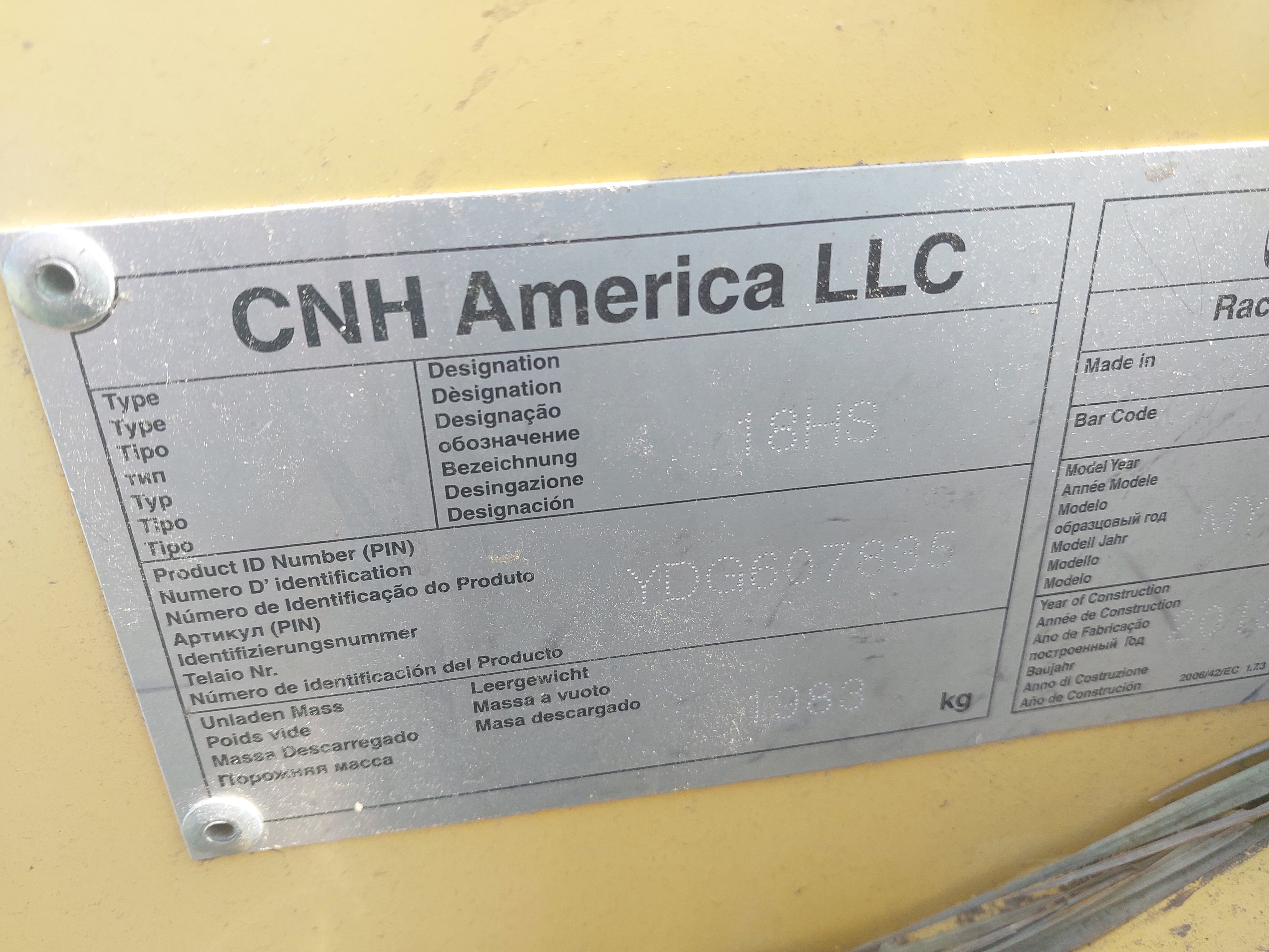 2014 New Holland H7150 Mower Conditioner