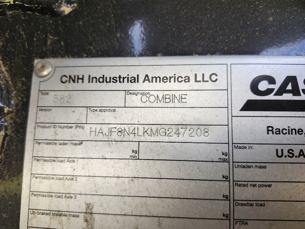 2022 Case IH 8250 Combine
