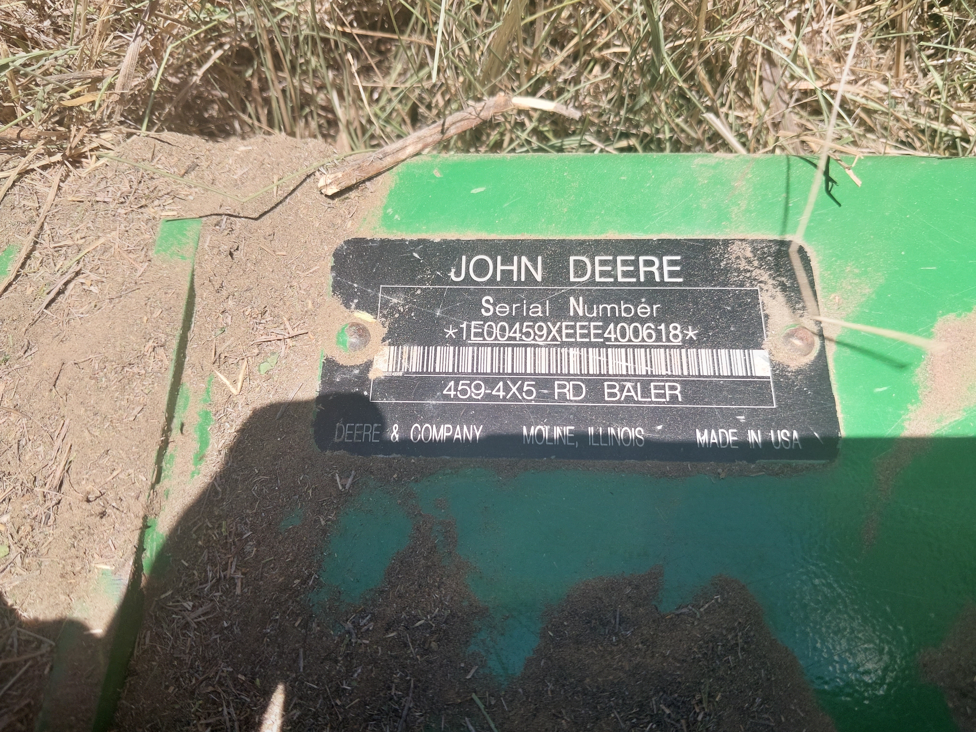 2014 John Deere 459 Baler/Round
