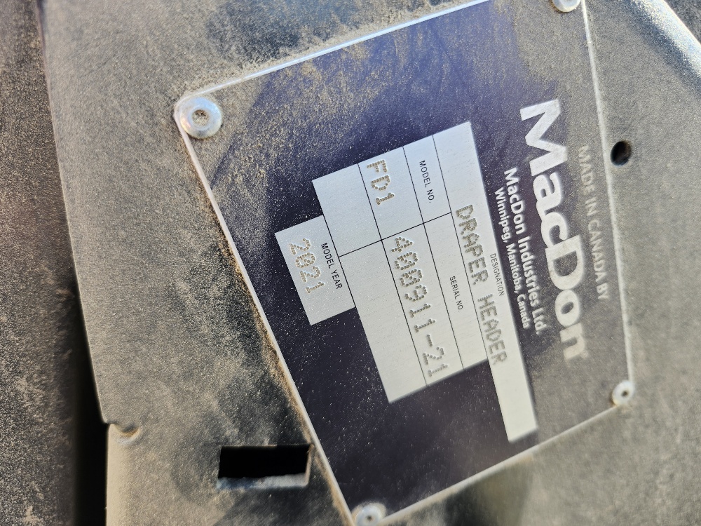 2021 MacDon FD140 Header Combine