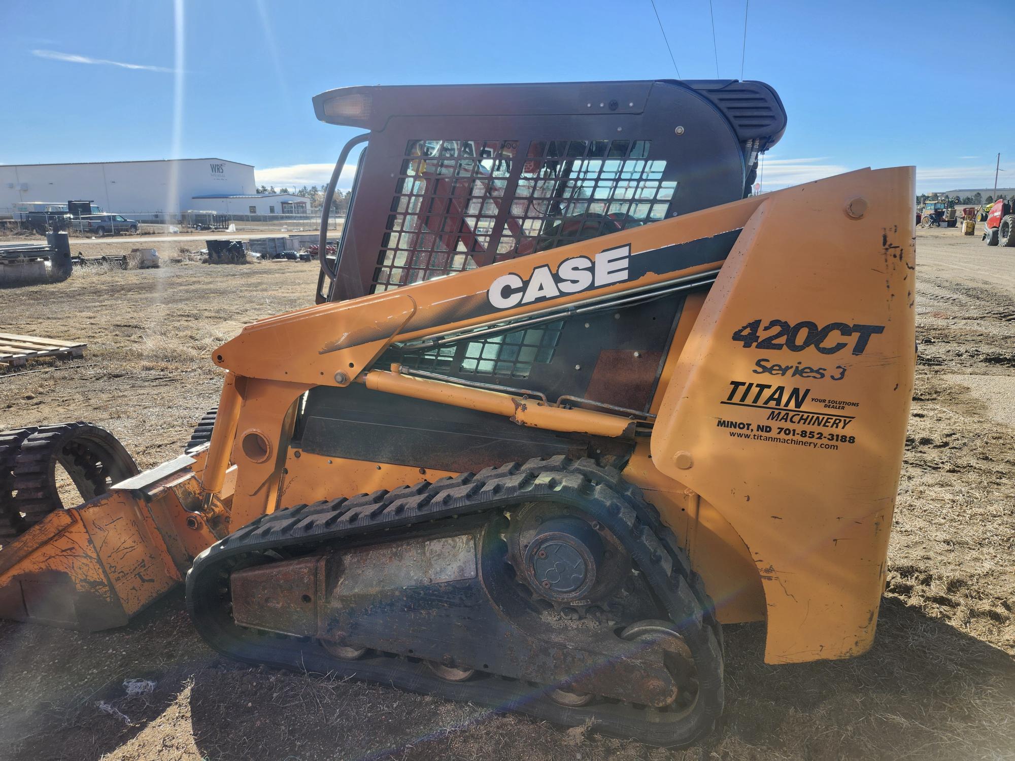 2010 Case 420CT S3 Skid Steer Loader