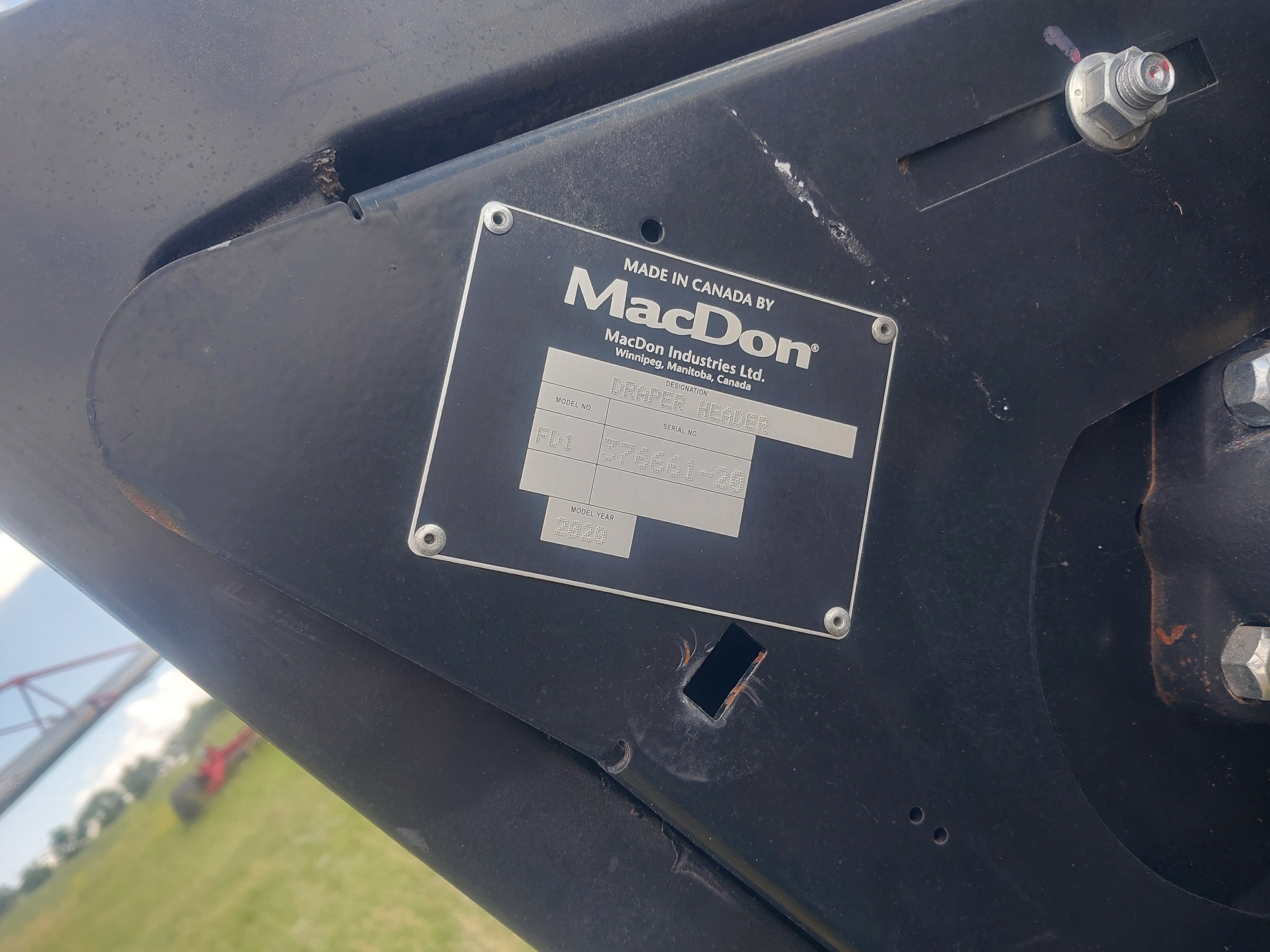 2020 MacDon FD145 Header Draper