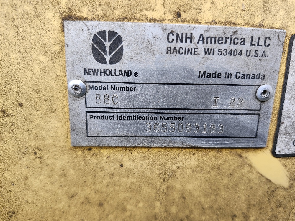 2009 New Holland 88C-36 Header Combine