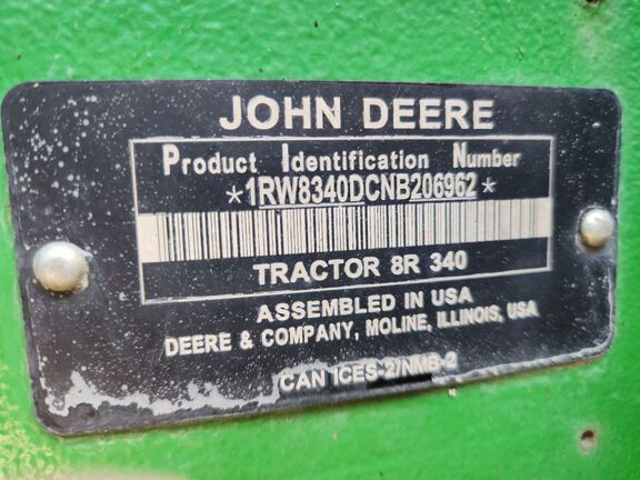 2022 John Deere 8R 340 Tractor