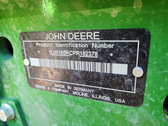 2023 John Deere 6R 165 Tractor