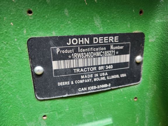 2021 John Deere 8R 340 Tractor