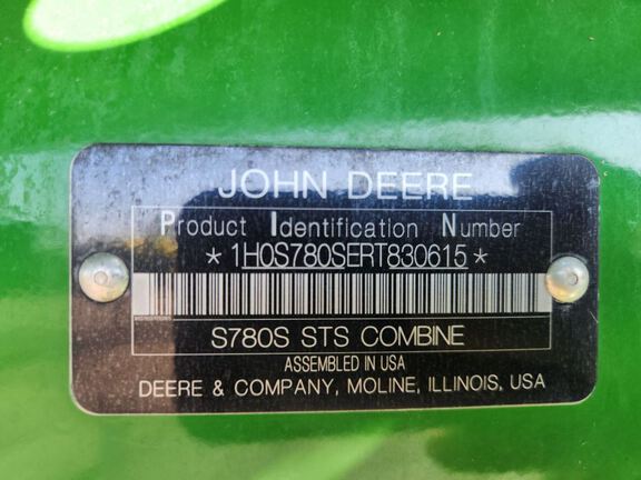 2024 John Deere S780 Combine