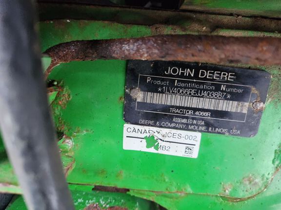 2018 John Deere 4066R Tractor Compact