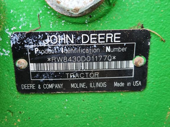 2007 John Deere 8430 Tractor