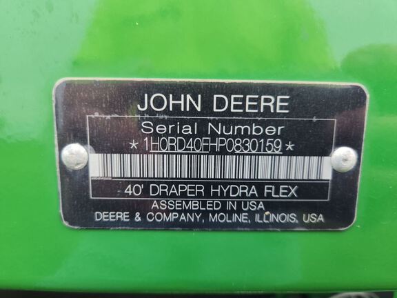 2024 John Deere RD40F Header Combine