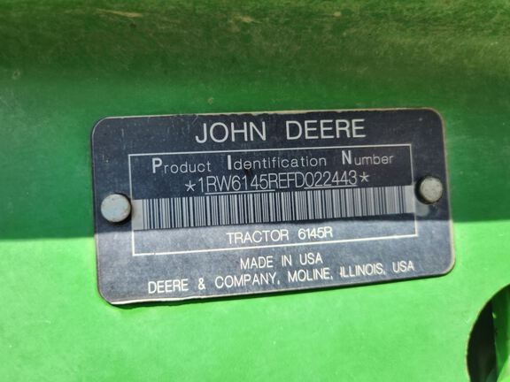 2015 John Deere 6145R Tractor