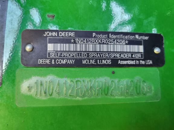 2025 John Deere 412R Sprayer/High Clearance