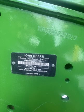 2023 John Deere 9RX 590 Tractor Rubber Track