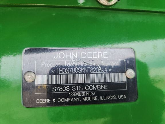 2022 John Deere S780 Combine