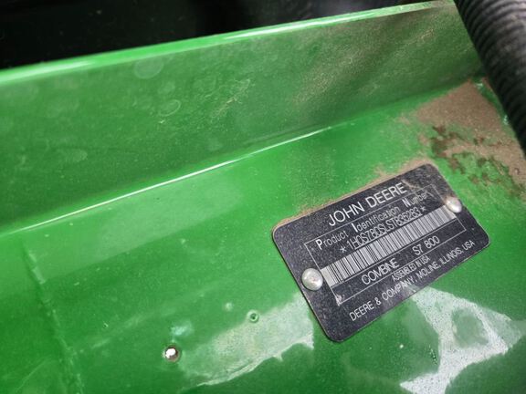 2025 John Deere S7 800 Combine