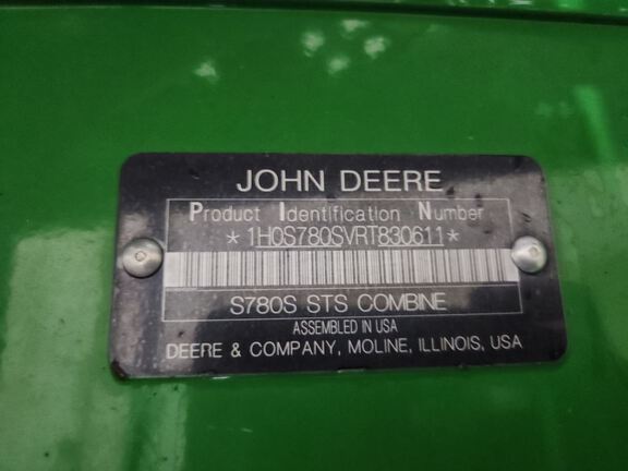 2024 John Deere S780 Combine