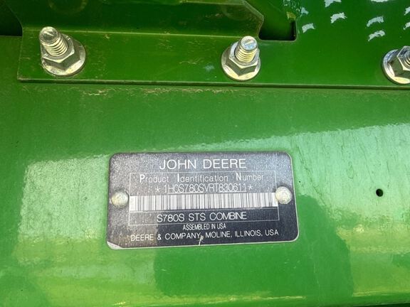 2024 John Deere S780 Combine