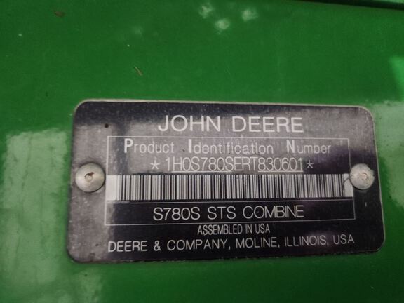 2024 John Deere S780 Combine