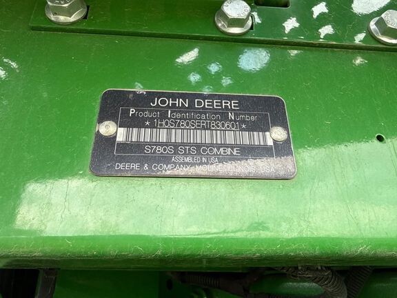 2024 John Deere S780 Combine