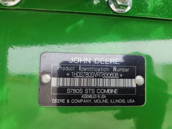 2024 John Deere S780 Combine