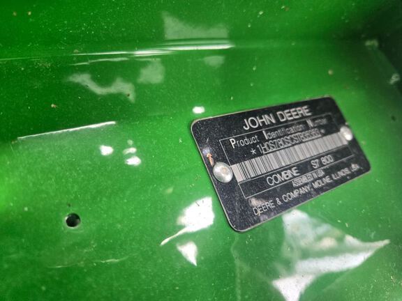 2025 John Deere S7 800 Combine